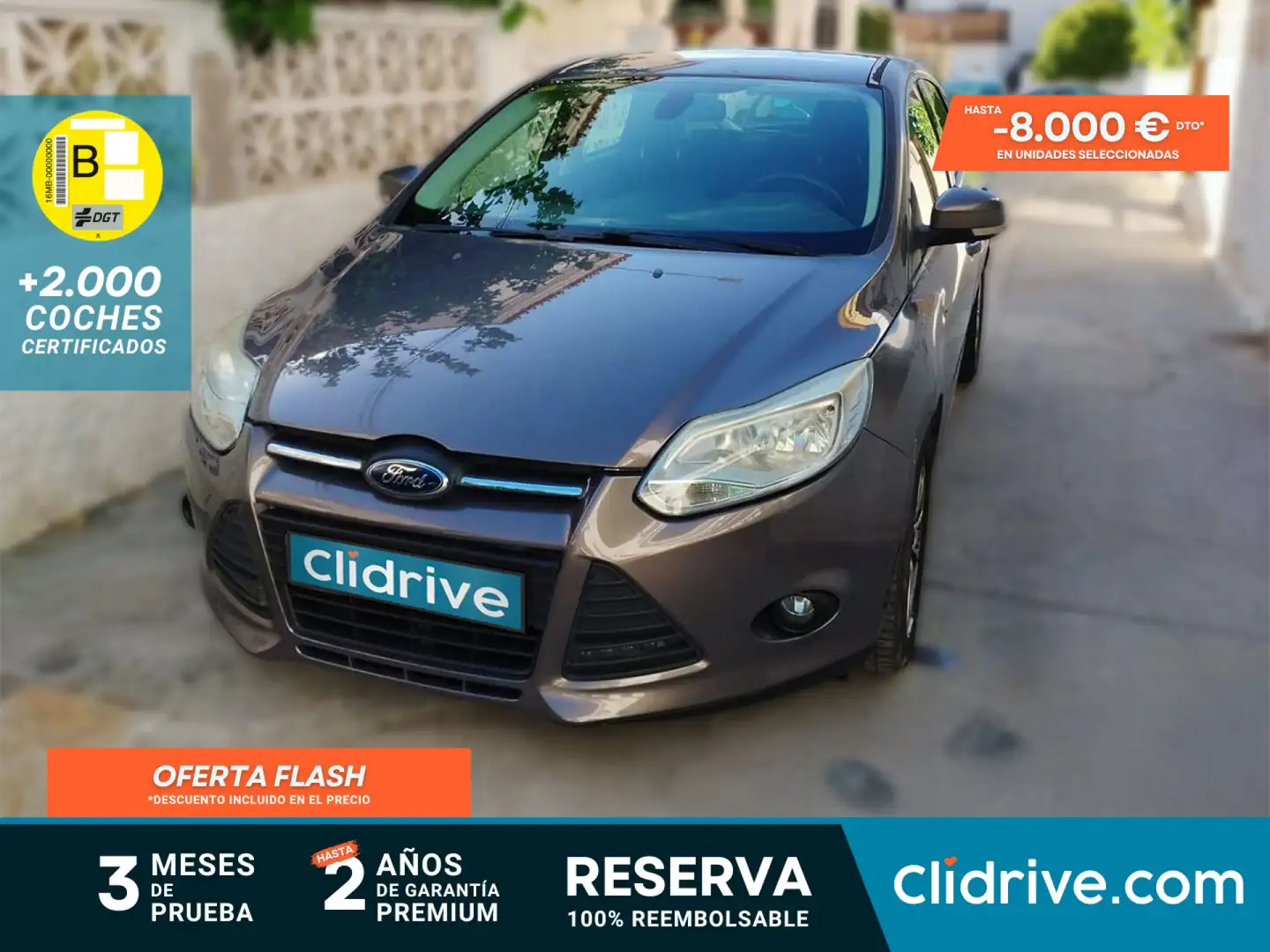 Ford Focus 1.6TDCi Trend Gris - 1