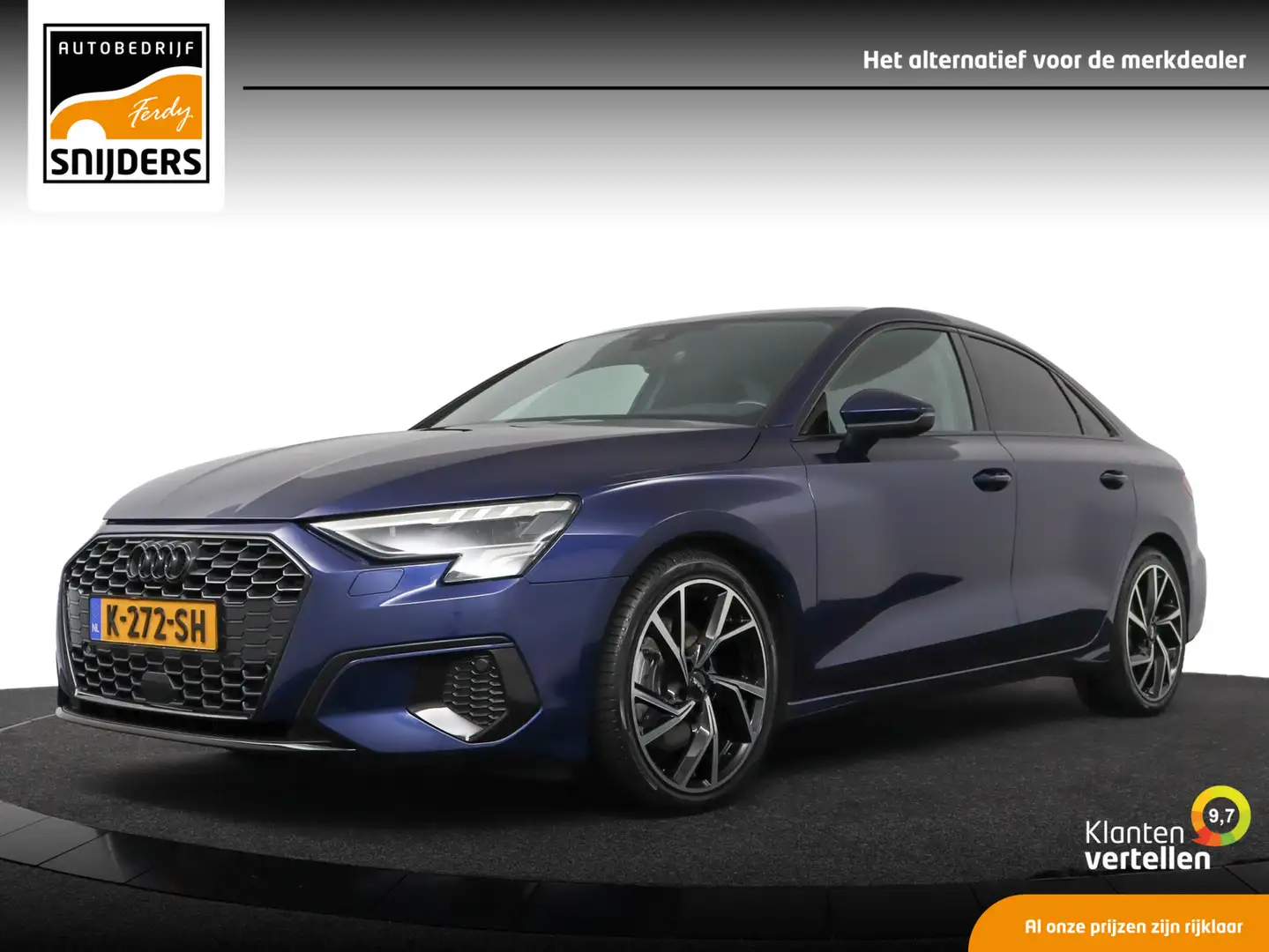 Audi A3 Limousine 35 TFSI Black Edition Sport, Orig. NL 1e Blauw - 1