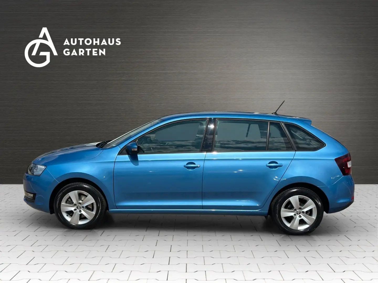 Skoda Rapid/Spaceback 1.0TSI Spaceback Ambition SHZ PDC Scheckh. Blau - 2