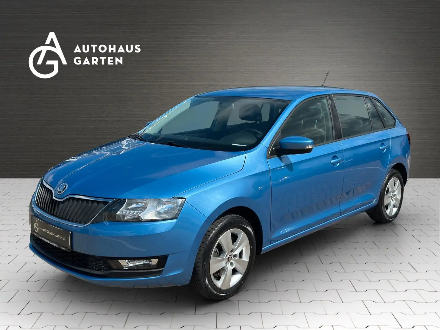 Skoda Rapid/Spaceback 1.0TSI Spaceback Ambition SHZ PDC Scheckh. Blau - 1