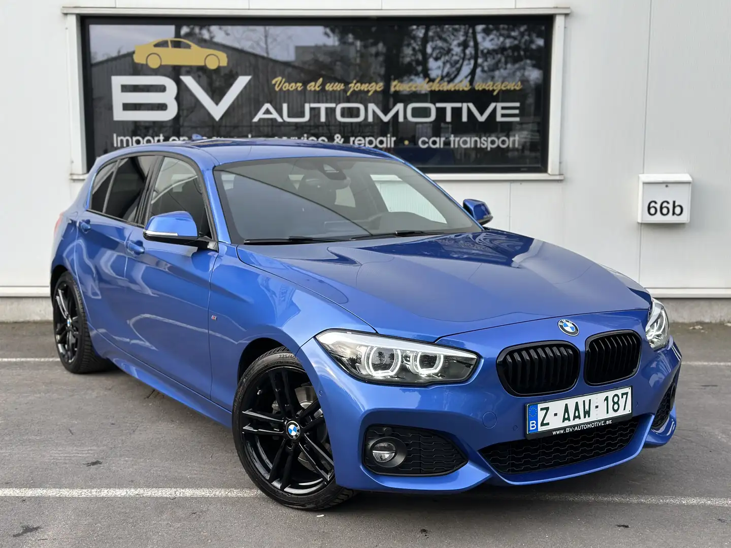 BMW 125 Sport Automaat 2019 - F1 Paddle -  LED - LEDER Bleu - 1