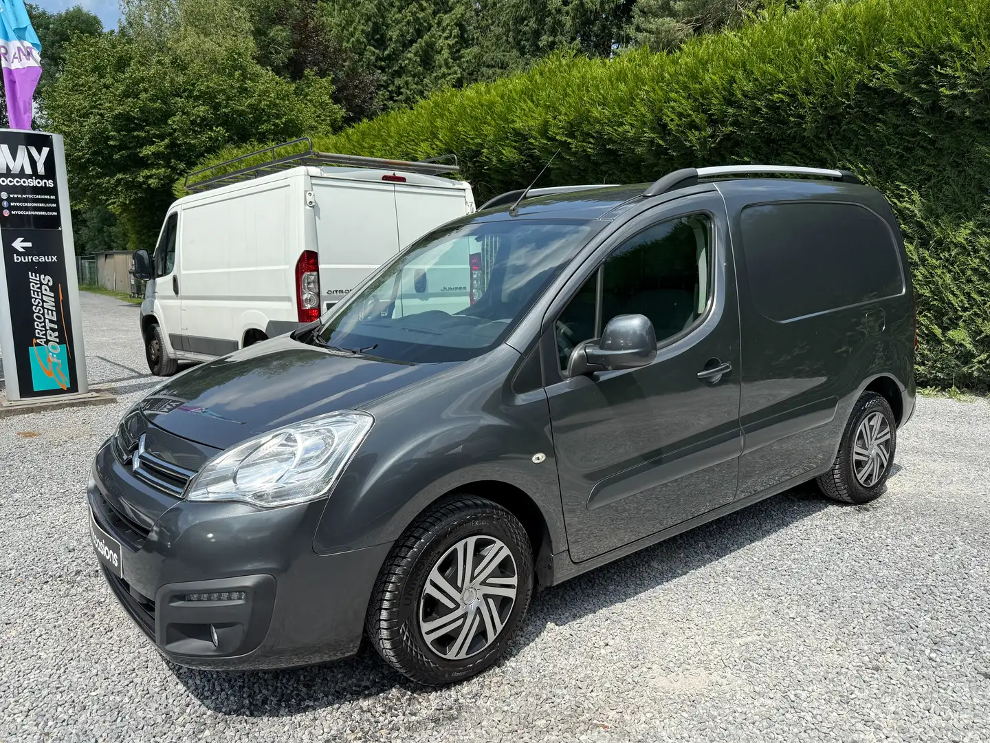 Citroen Berlingo 1.6 HDi - 76.000 KM SEULEMENT - UTILITAIRE  - 3 PL Grijs - 1