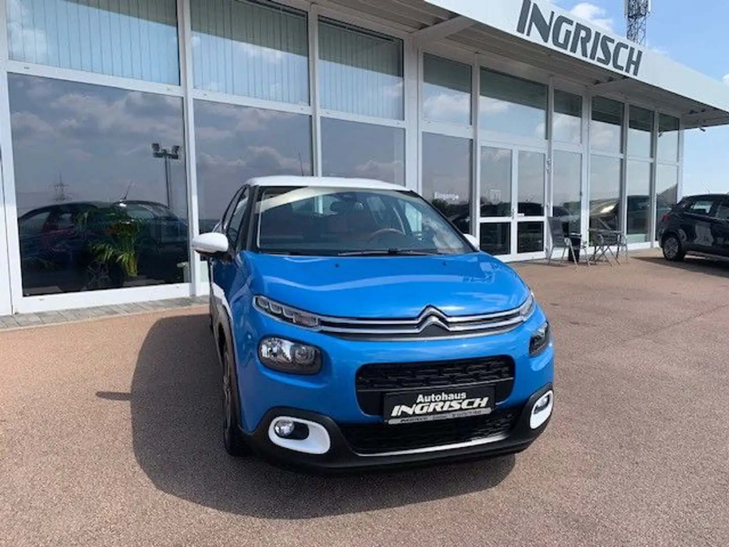 Citroen C3 Shine 1.6 BlueHDi Klimaautomatik Navi Kamera Blauw - 1