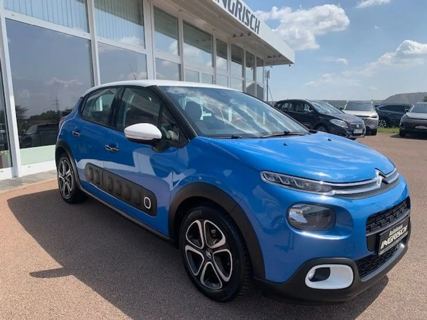 Citroen C3 Shine 1.6 BlueHDi Klimaautomatik Navi Kamera Blauw - 2