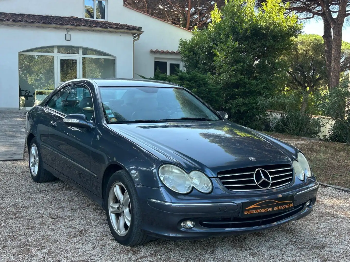 Mercedes-Benz CLK CLASSE COUPE 200 KOMPRESSOR Avantgarde / 1ÈRE MAIN ORIGINE FRANCE / RÉVISÉ POUR LA VENTE Szürke - 1