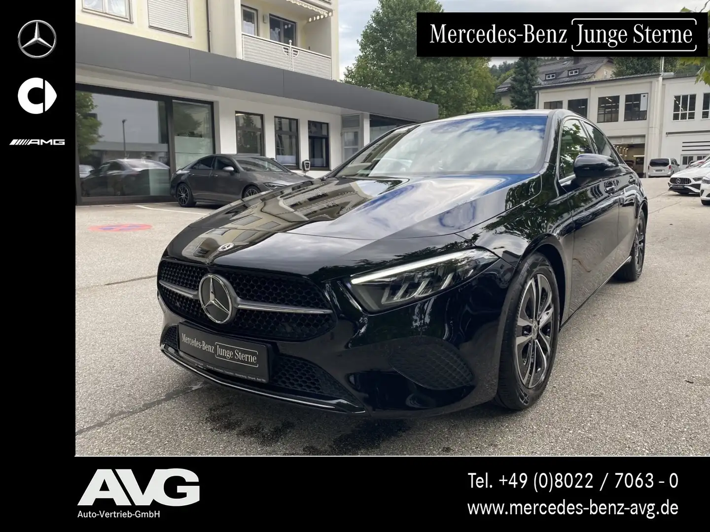 Mercedes-Benz A 200 A 200 d Limo Progressive-Adv. LED MBUX Kamera Navi Schwarz - 1