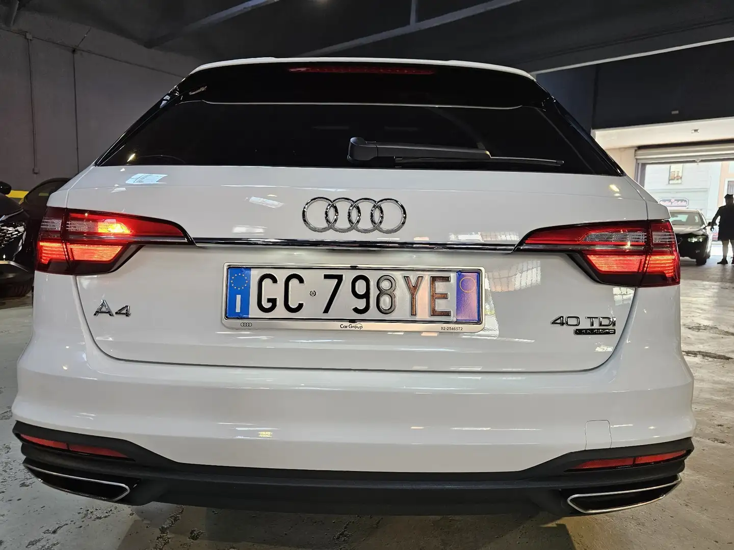Audi A4 61.000 KM QUATTRO 204 CV 40 2.0 TDI MHEV TETTO IVA Wit - 2