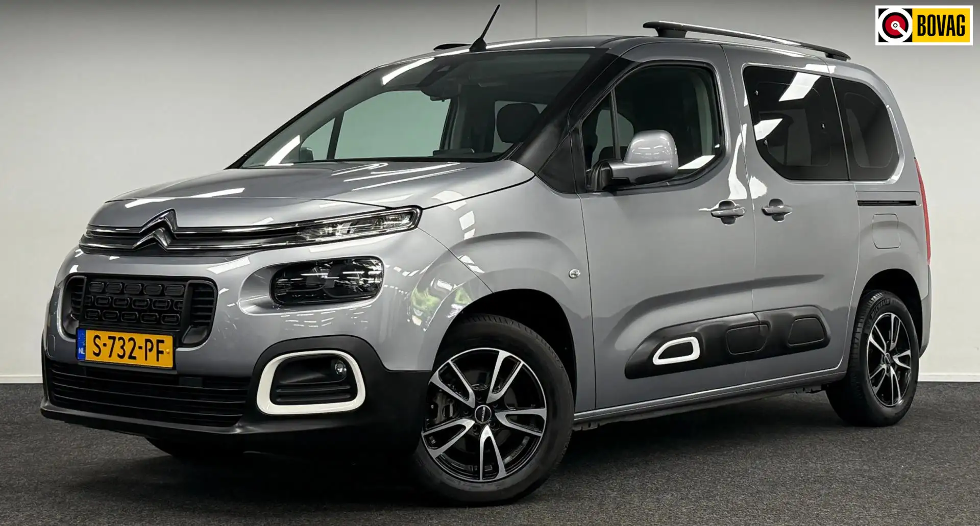 Citroen Berlingo 1.2 PureTech Live*Airco*Navi-Carplay-LmVelgen*Crui Grijs - 1