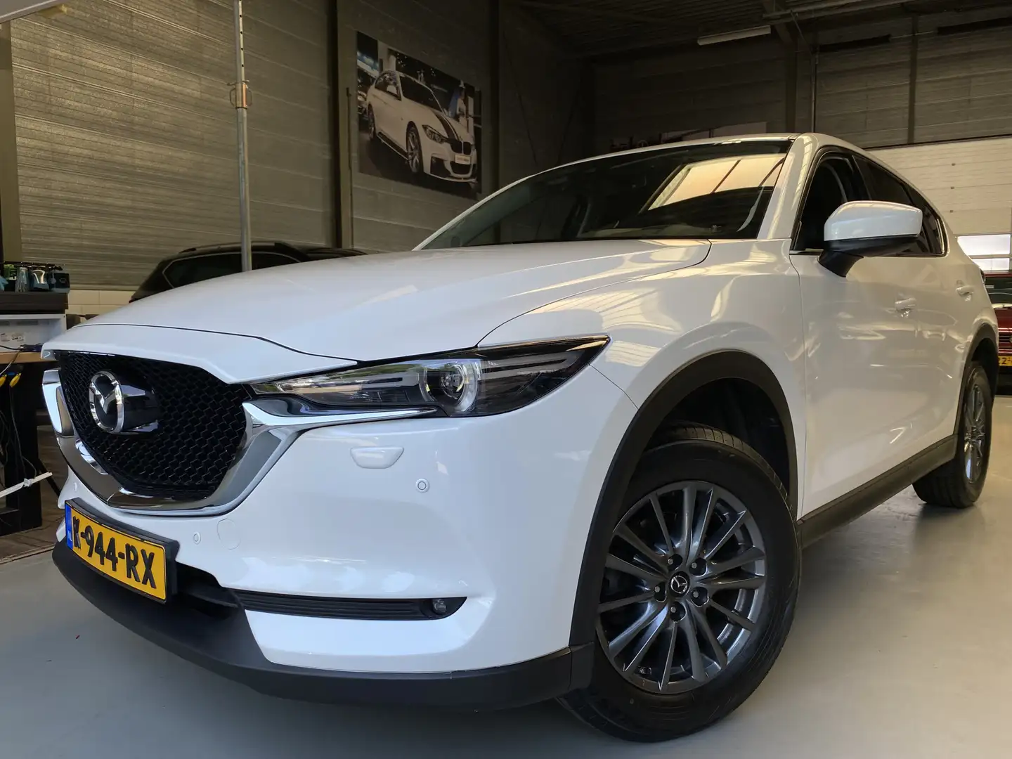 Mazda CX-5 2.0 SkyActiv-G 165 TS+ Cruise, Leder, Head up disp Blanc - 1
