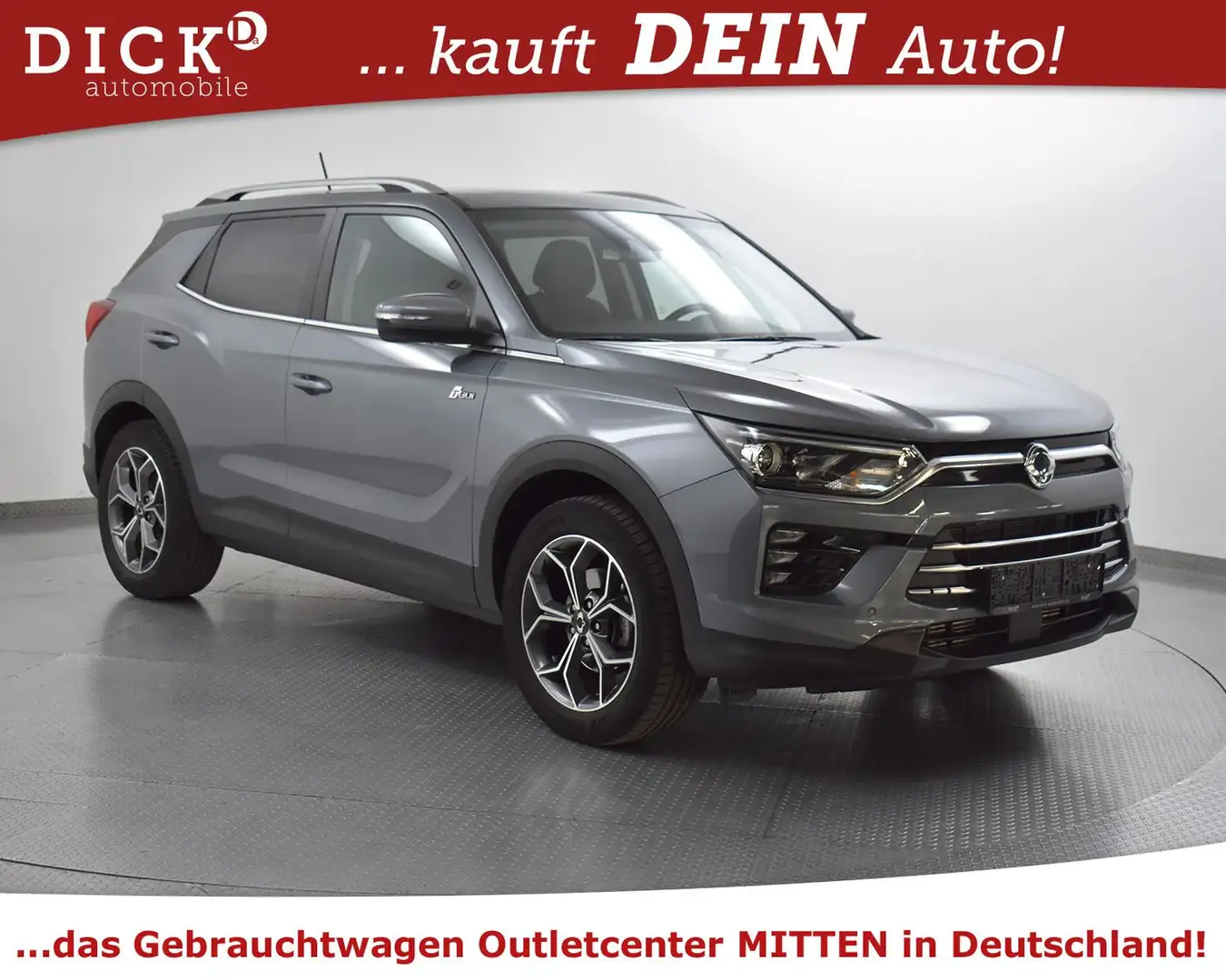 SsangYong Korando 1.5 T-GDI Aut. NAVI+SHZ+AHK+VIRTU+RFK Grau - 1