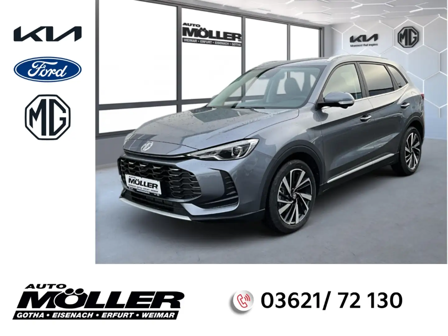 MG ZS Hybrid+ Luxury MY25 Leder Navi LED 360°ACC SHZ Gris - 1