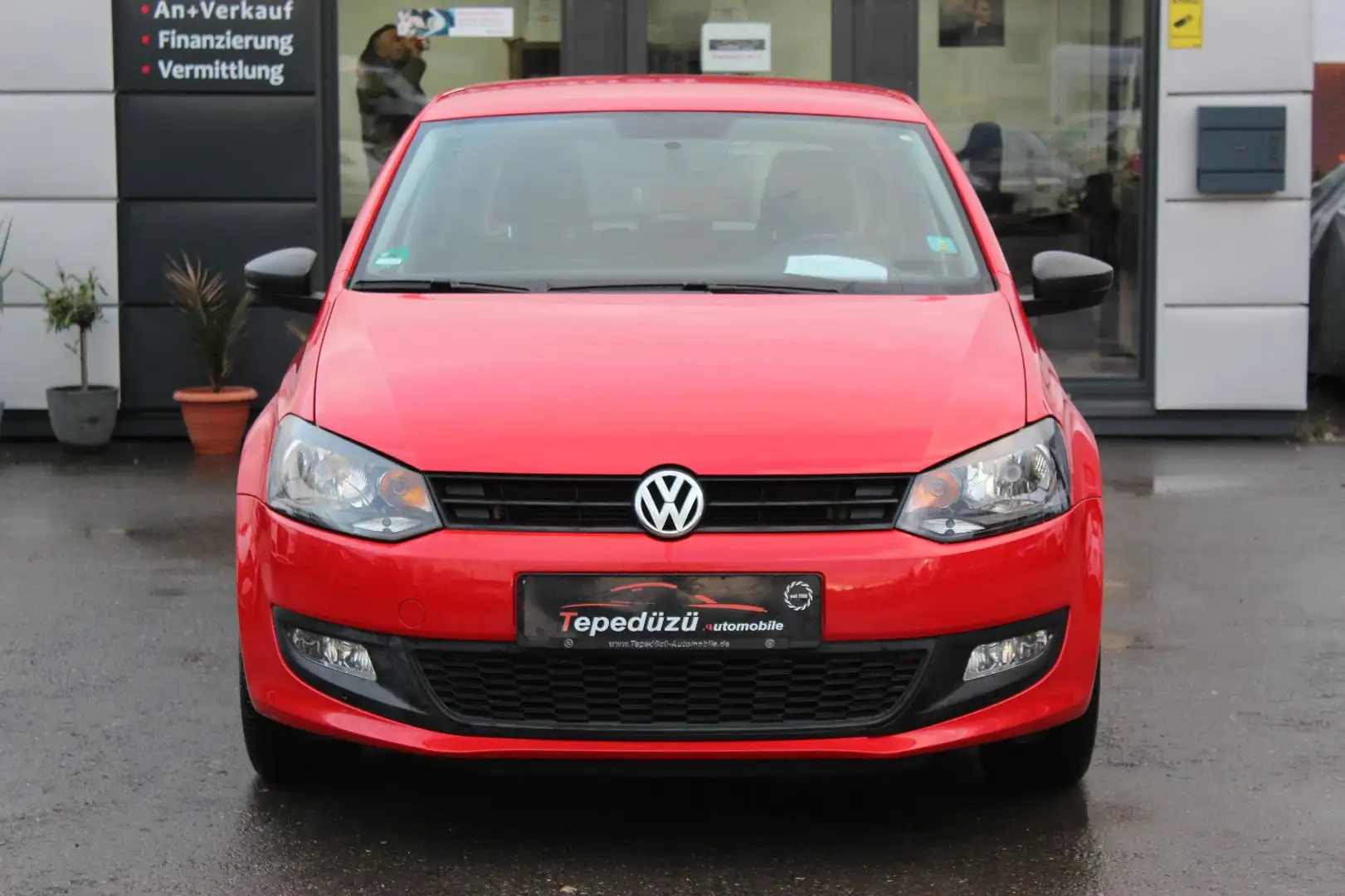 Volkswagen Polo V 1.6 TDI Trendline BMT*KLIMA*ST/STOP*EURO5 Rouge - 2