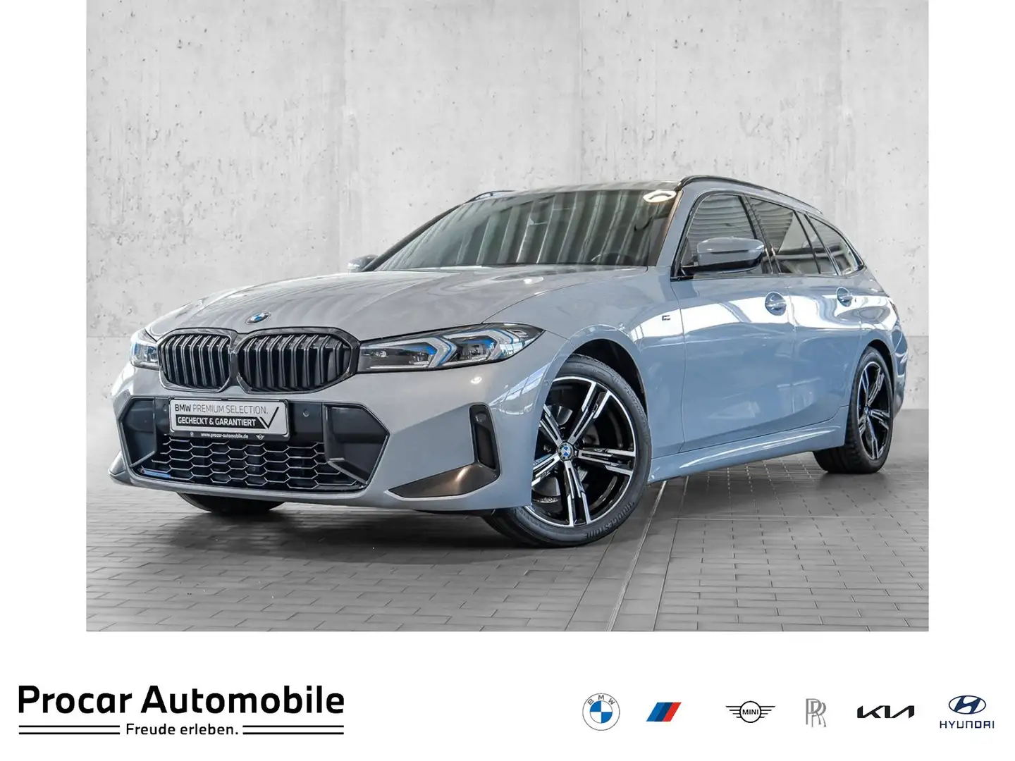 BMW 320 d Touring MSport Adapt.LED AHK LCProf Kamera Gris - 1