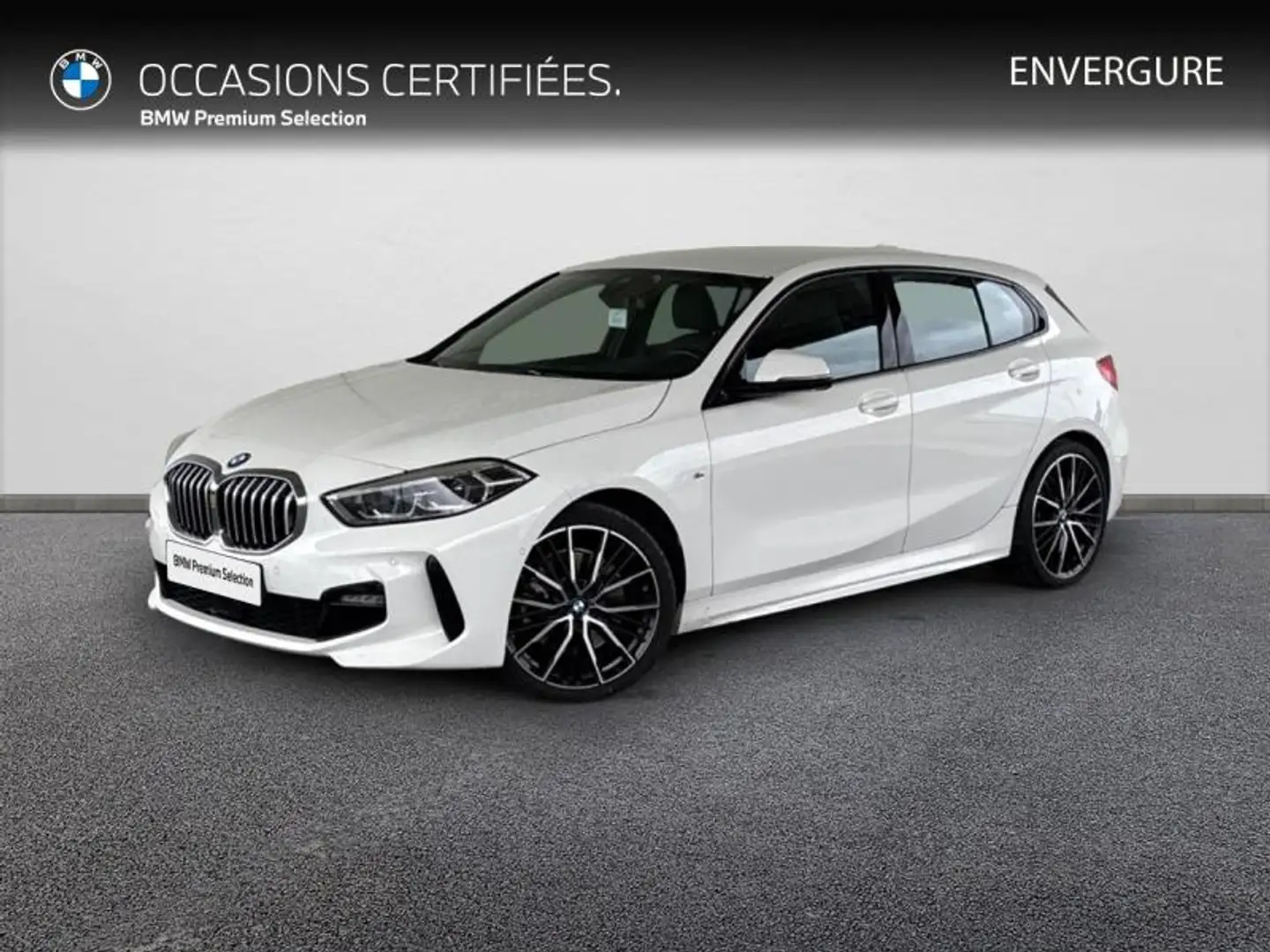 BMW 120 120dA xDrive 190ch M Sport Blanc - 1