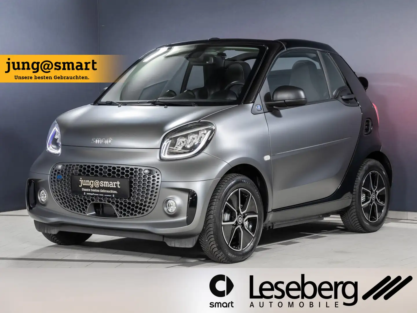 smart forTwo ForTwo Cabriolet EQ Passion LED/22 kW/DAB/Kamera Gris - 1