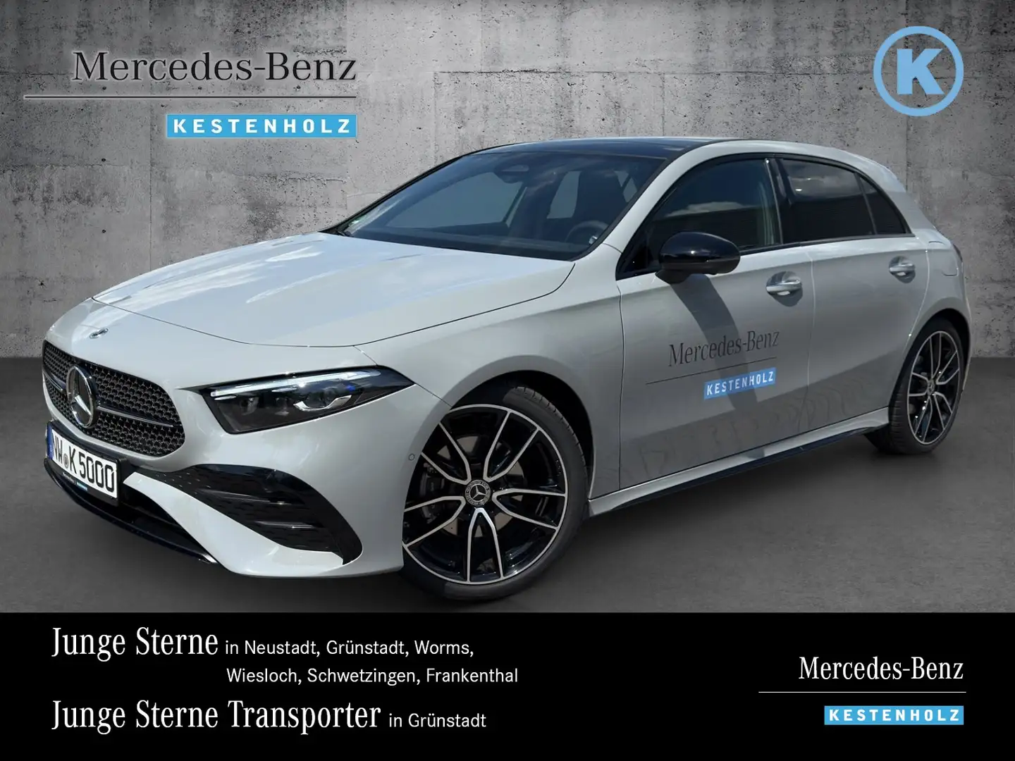 Mercedes-Benz A 200 A 200 d AMG+PANO+DISTRO+360°+SOUND+NIGHT+MLED Gris - 1