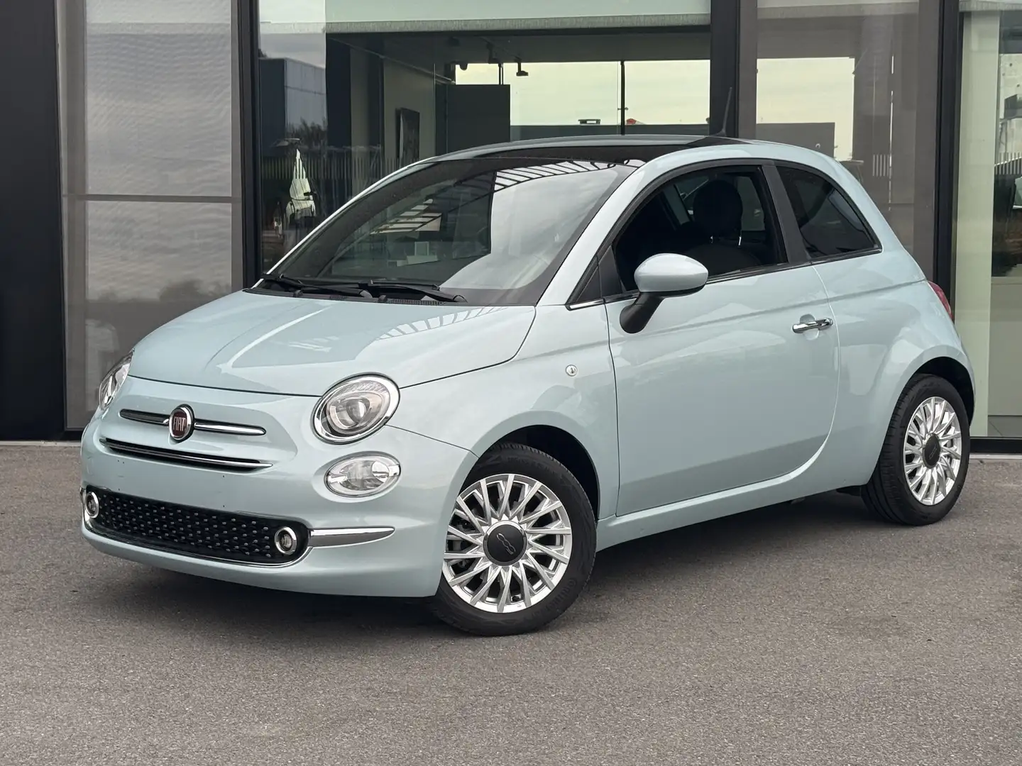 Fiat 500 1.0 Hybrid Lounge - 70 PK | GPS + PANO + ALU | Bleu - 1
