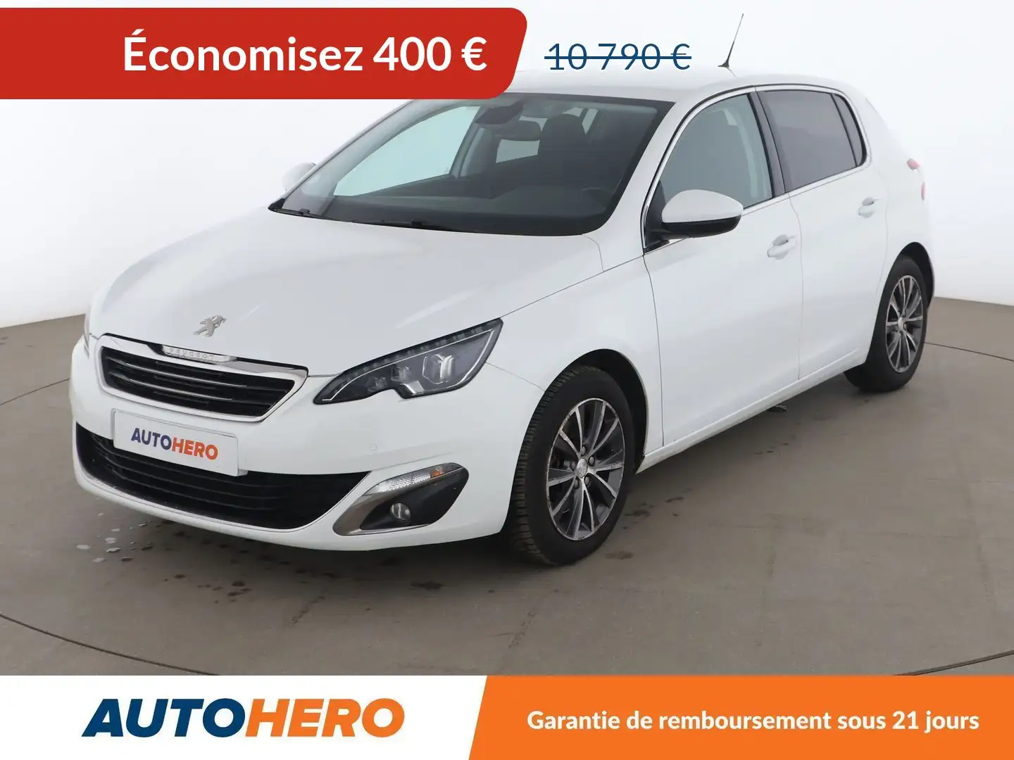 Peugeot 308 2.0 Blue-HDi Allure EAT6 Blanc - 1