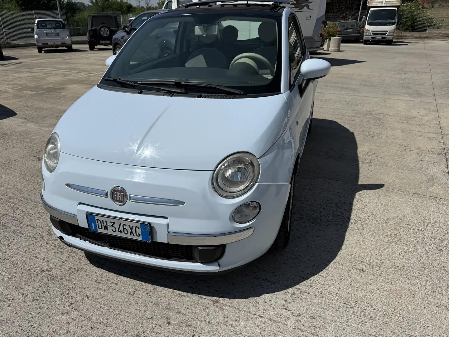Fiat 500 500 1.2 Lounge 69cv Blauw - 1