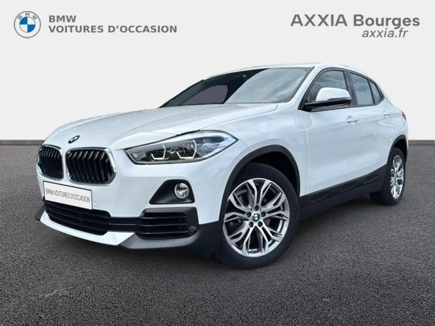 BMW X2 sDrive18iA 140ch Lounge Plus DKG7 Euro6d-T Blanc - 1