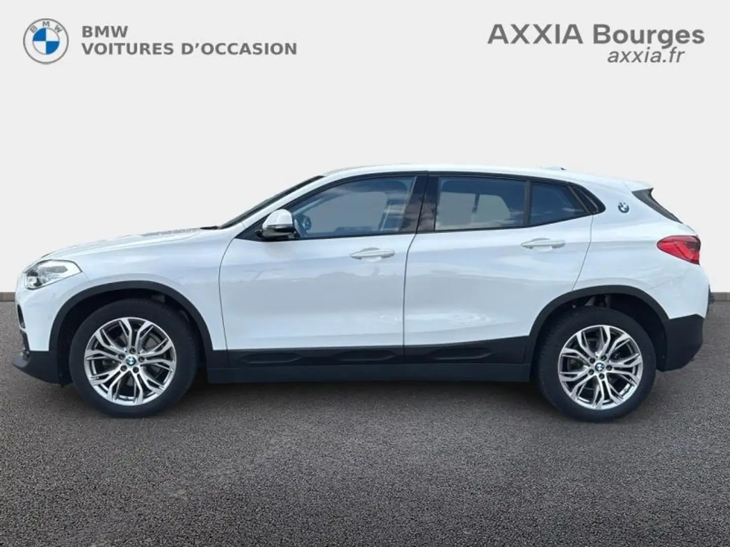 BMW X2 sDrive18iA 140ch Lounge Plus DKG7 Euro6d-T Blanc - 2