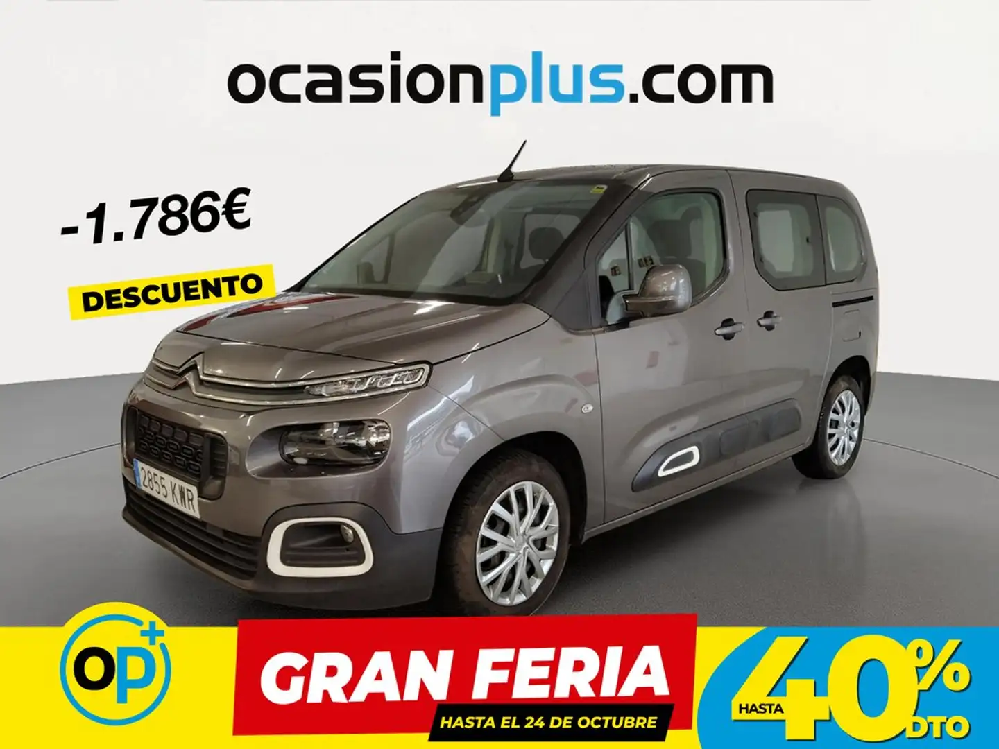Citroen Berlingo PureTech S&S Talla M Feel 110 Gris - 1