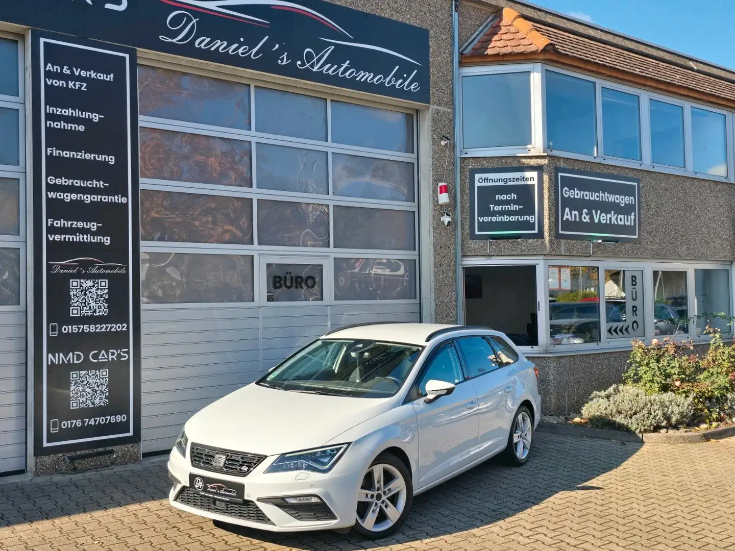 SEAT Leon ST FR/NAVI/KAMERA/AUTOMATIK/PDC/ACC Blanc - 1