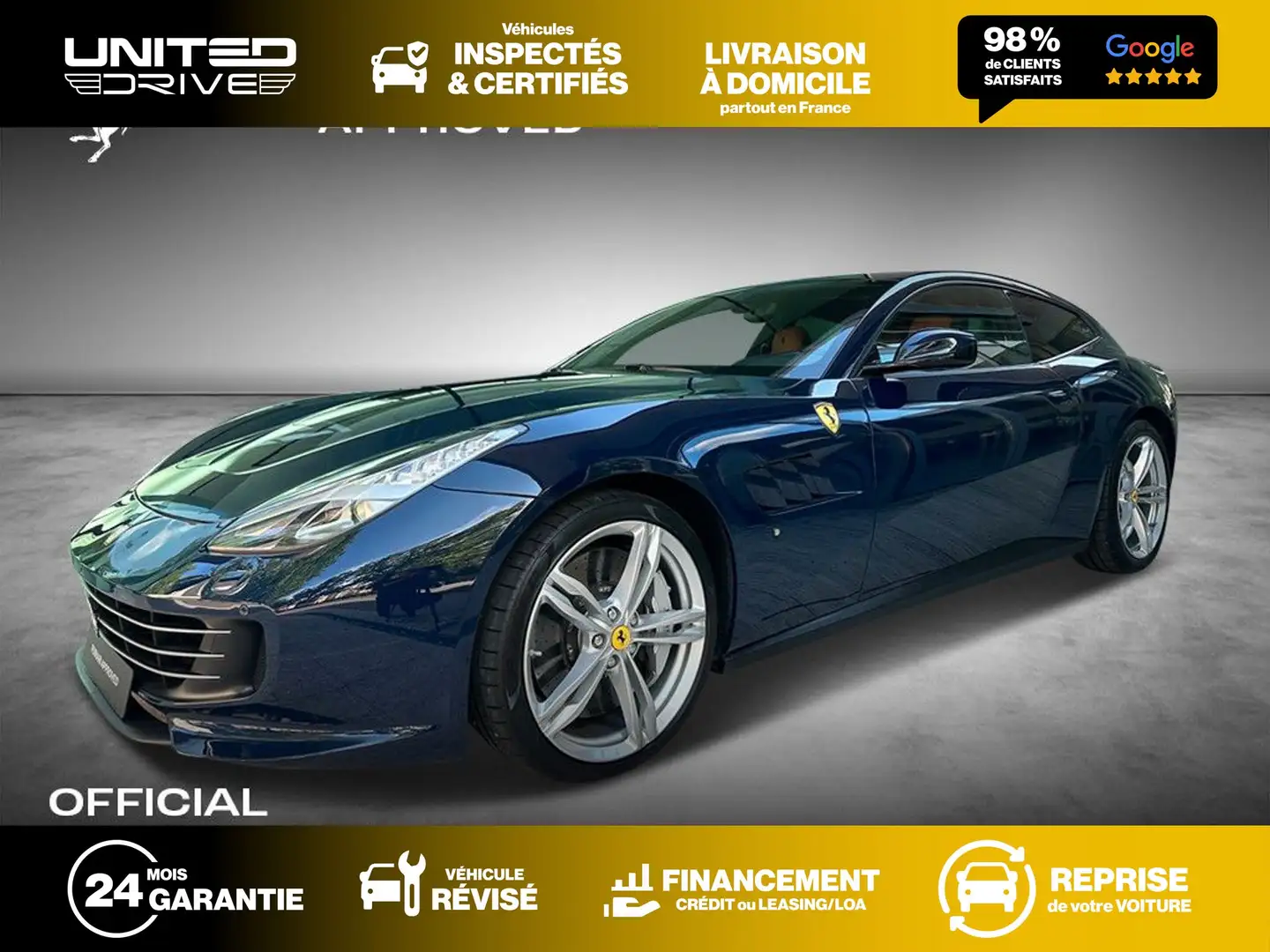 Ferrari GTC4 Lusso GTC4 Lusso V12 6.0 690ch Kék - 1