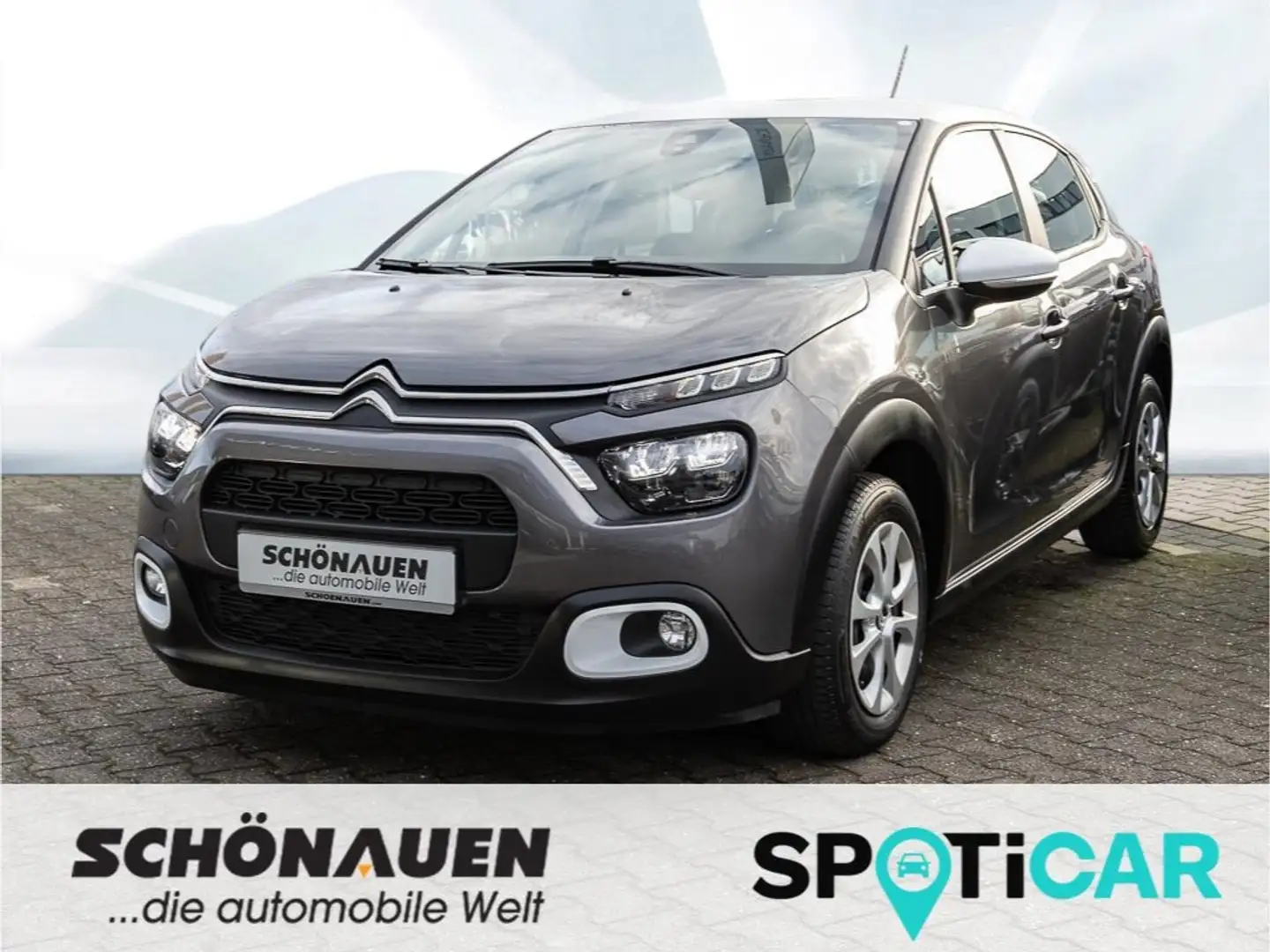 Citroen C3 PureTech YOU +PDC-HINTEN+MET+KLIMA+BT+LED+ISO+ Grau - 1