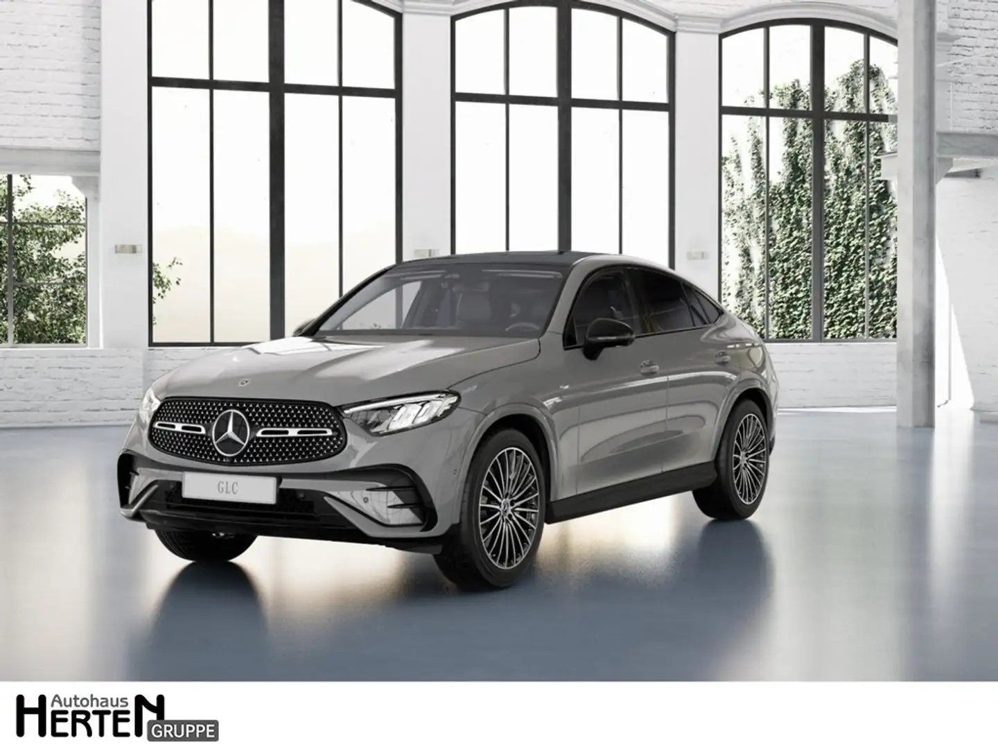 Mercedes-Benz GLC 400 e 4M Coupe+AMG+PANORAMA+AHK+360°+NIGHT Grau - 1