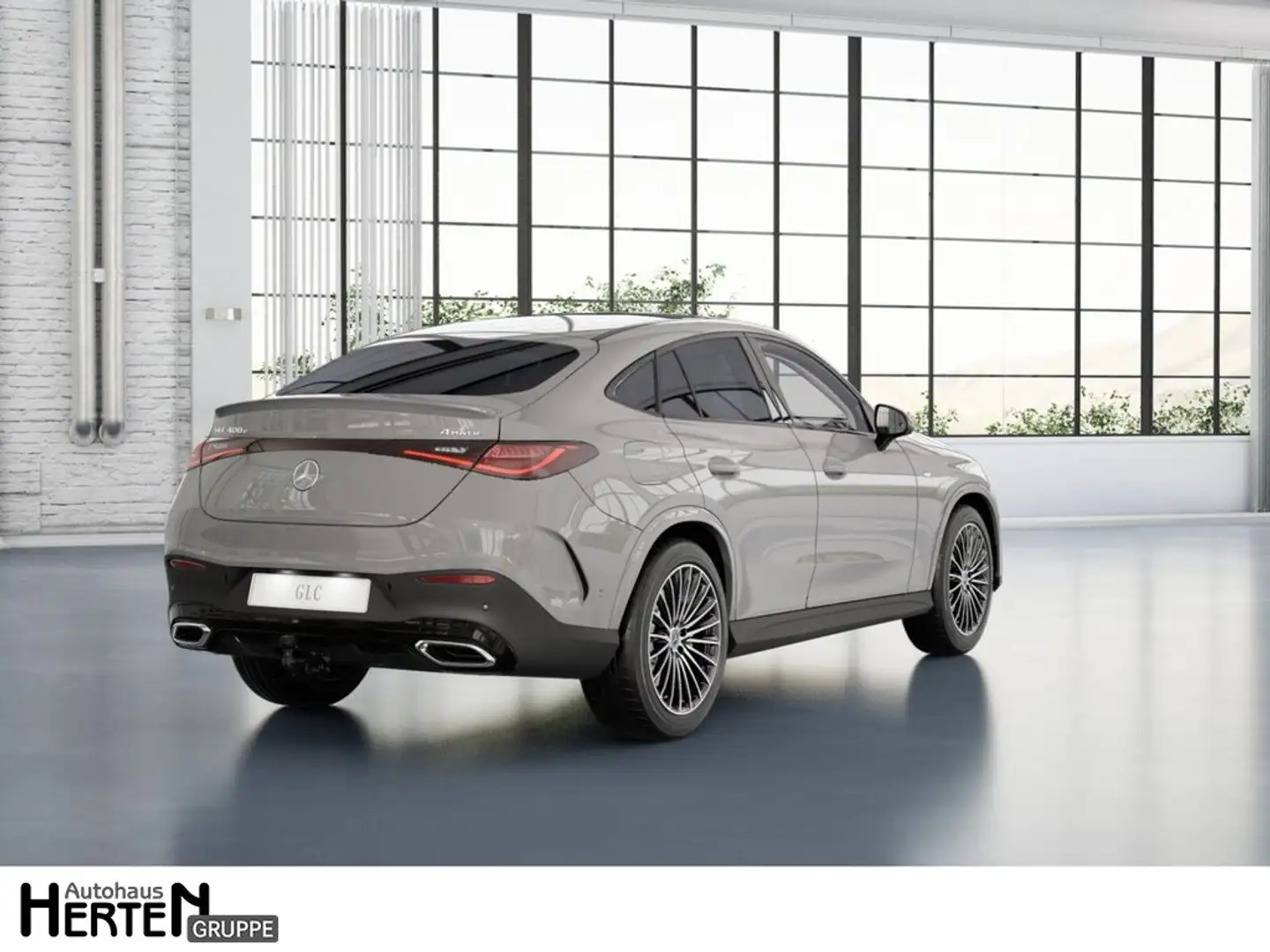 Mercedes-Benz GLC 400 e 4M Coupe+AMG+PANORAMA+AHK+360°+NIGHT Grau - 2