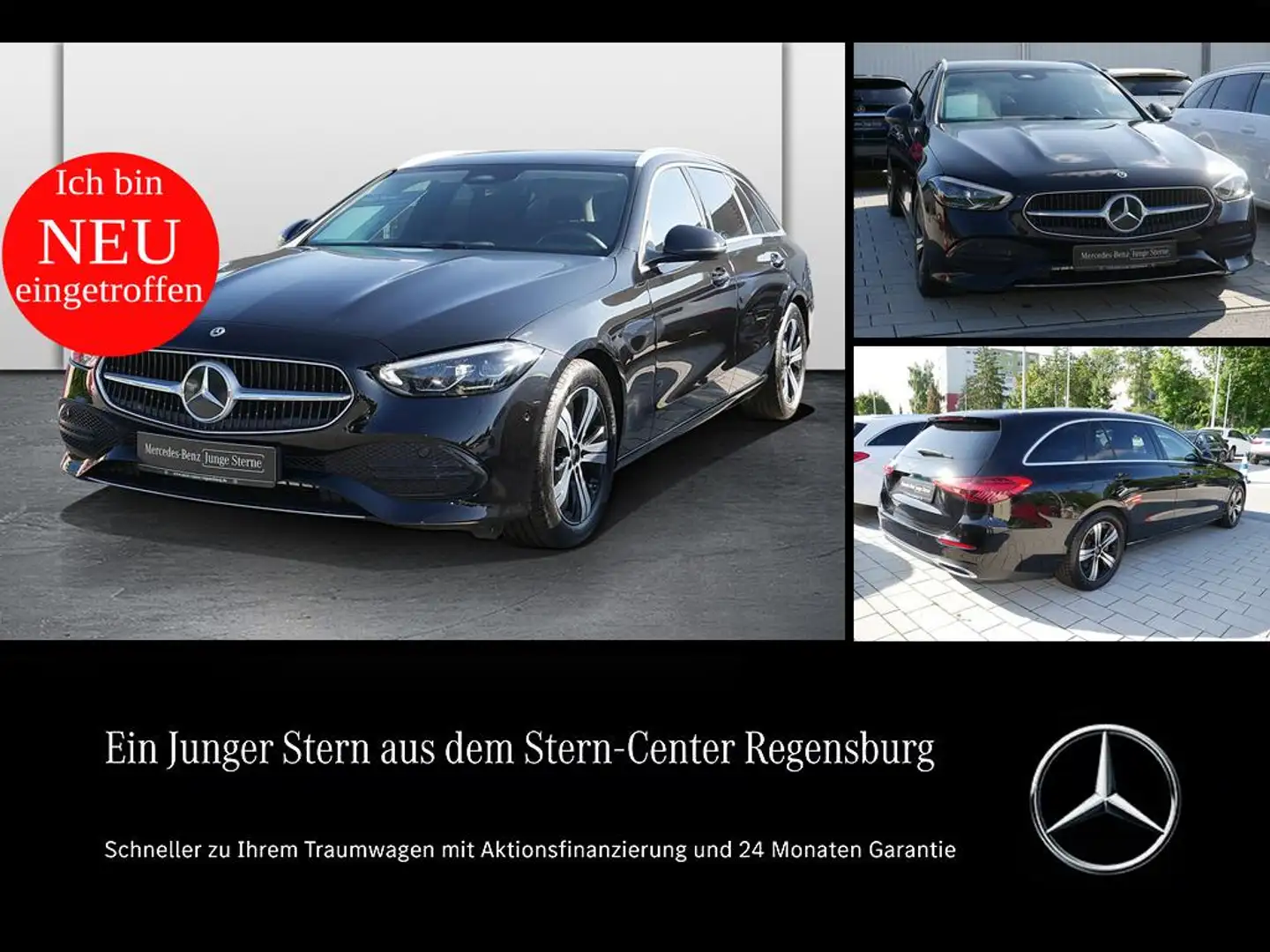 Mercedes-Benz C 180 T-Modell AVANTGARDE+AHK+TOTW.ASSIST+LED+++ Schwarz - 1