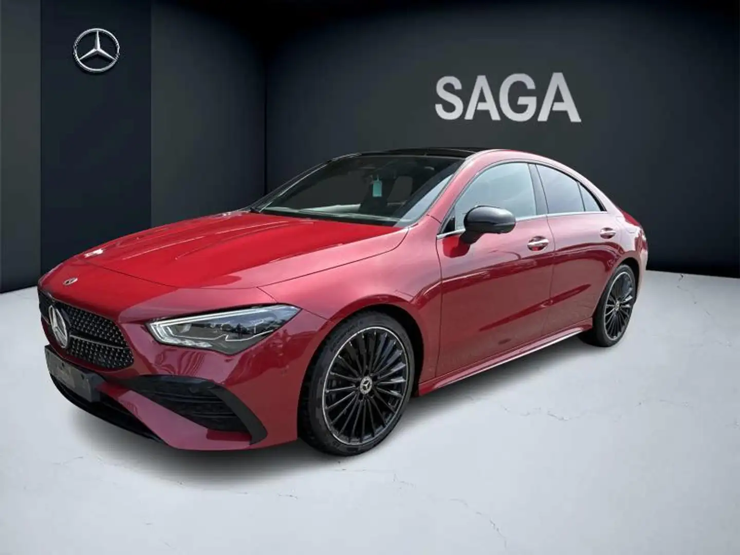 Mercedes-Benz CLA 180 180 d Coupé AMG Line Rot - 1