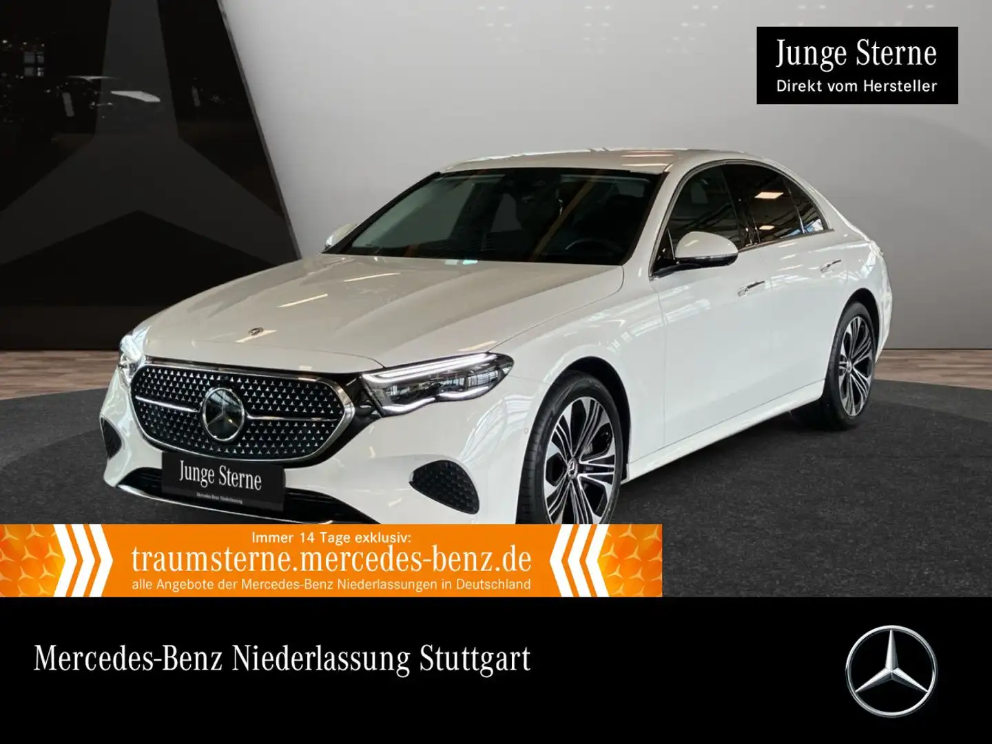 Mercedes-Benz E 300 de 4M Hybrid Avantgarde Fahrass 360° Distr. Weiß - 1