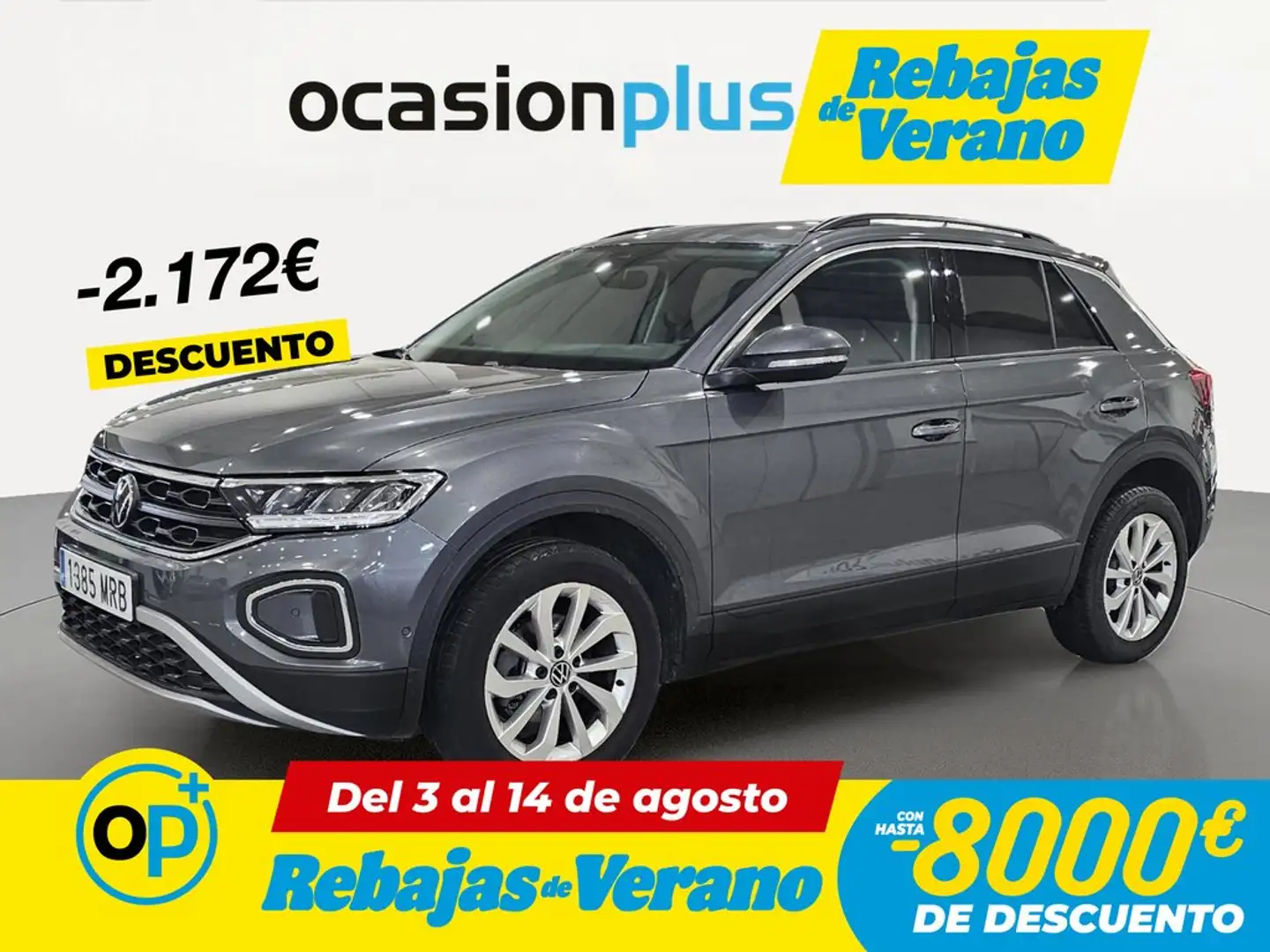 Volkswagen T-Roc 2.0TDI Life 85kW Gris - 1