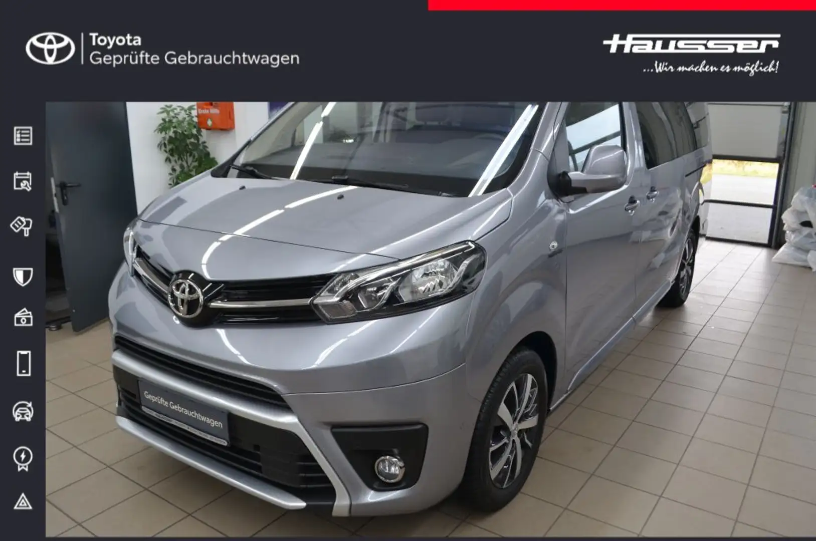 Toyota Proace Verso 2,0D L2 (9-Si.) Shuttle Comfort*NAVI*ALLWETT Silber - 1