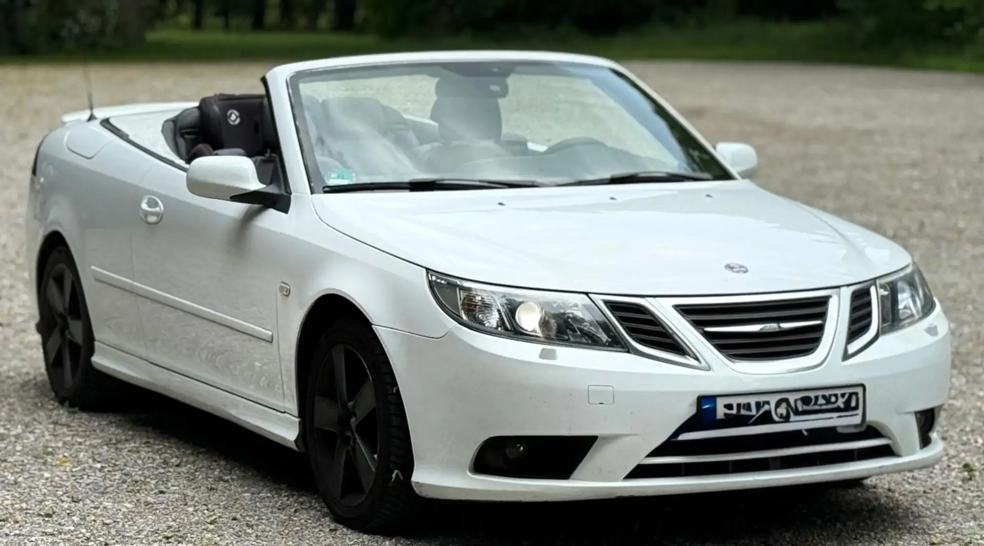 Saab 9-3 1.9 TTiD Cabriolet Vector Weiß - 1