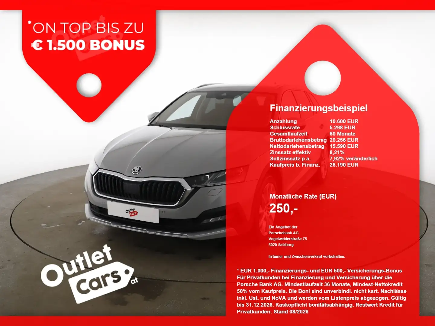 Skoda Octavia Combi Scout 4X4 2.0 TDI DSG MATRIX+RADAR Grau - 1