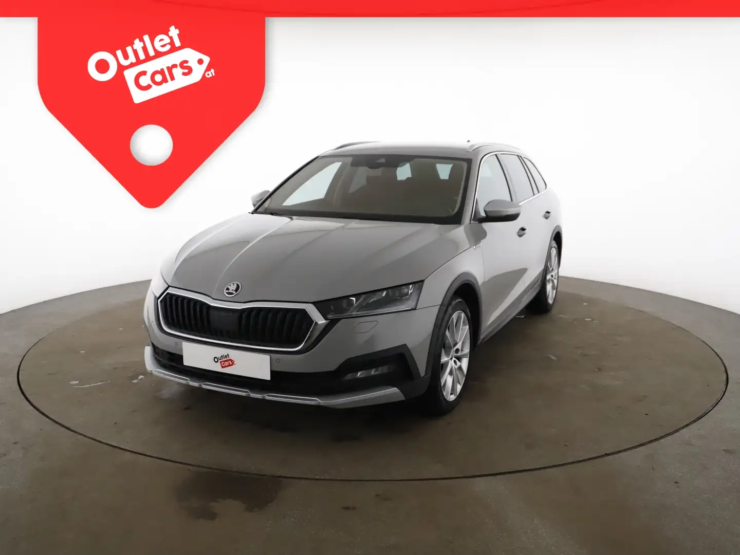 Skoda Octavia Combi Scout 4X4 2.0 TDI DSG MATRIX+RADAR Grau - 1