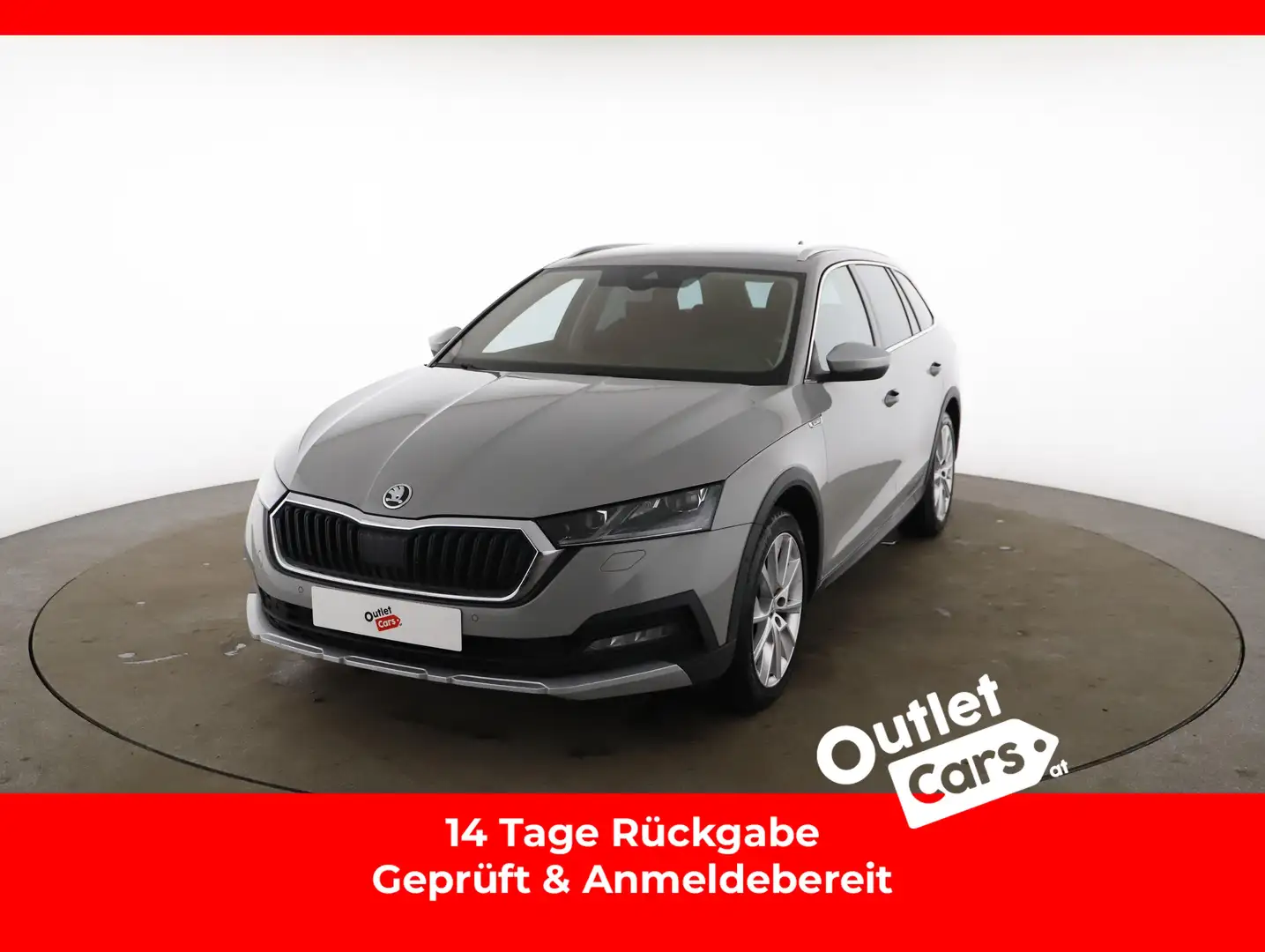 Skoda Octavia Combi Scout 4X4 2.0 TDI DSG MATRIX+RADAR Grau - 1