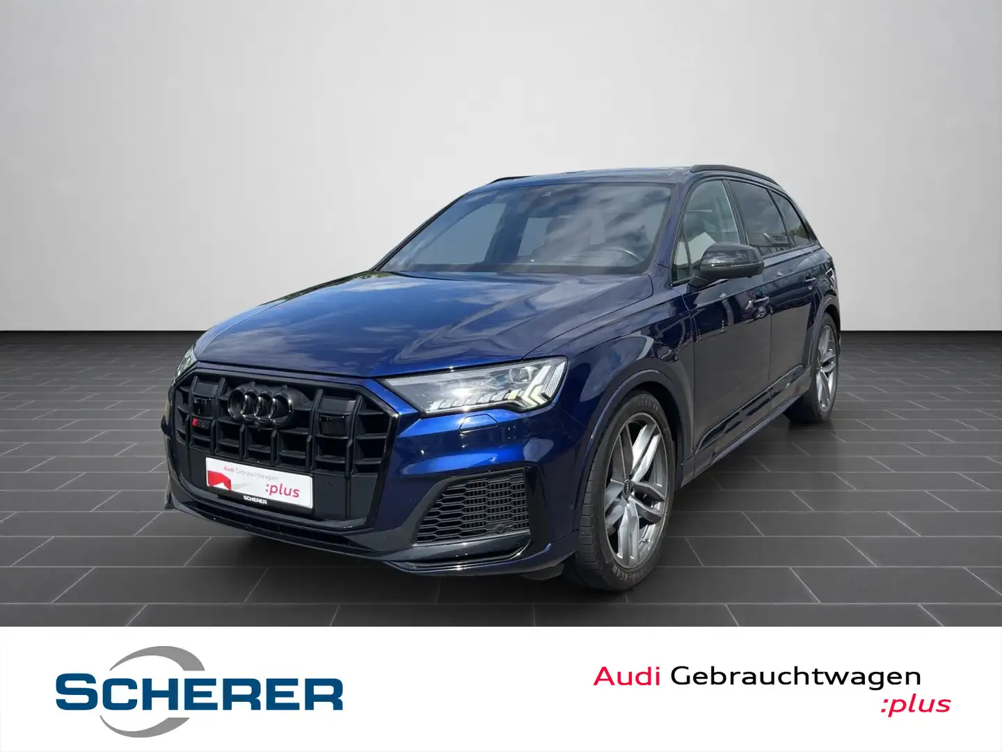 Audi SQ7 4.0 TDI PANO MATRIX HEAD-UP AHK 360°KAMERA Bleu - 1