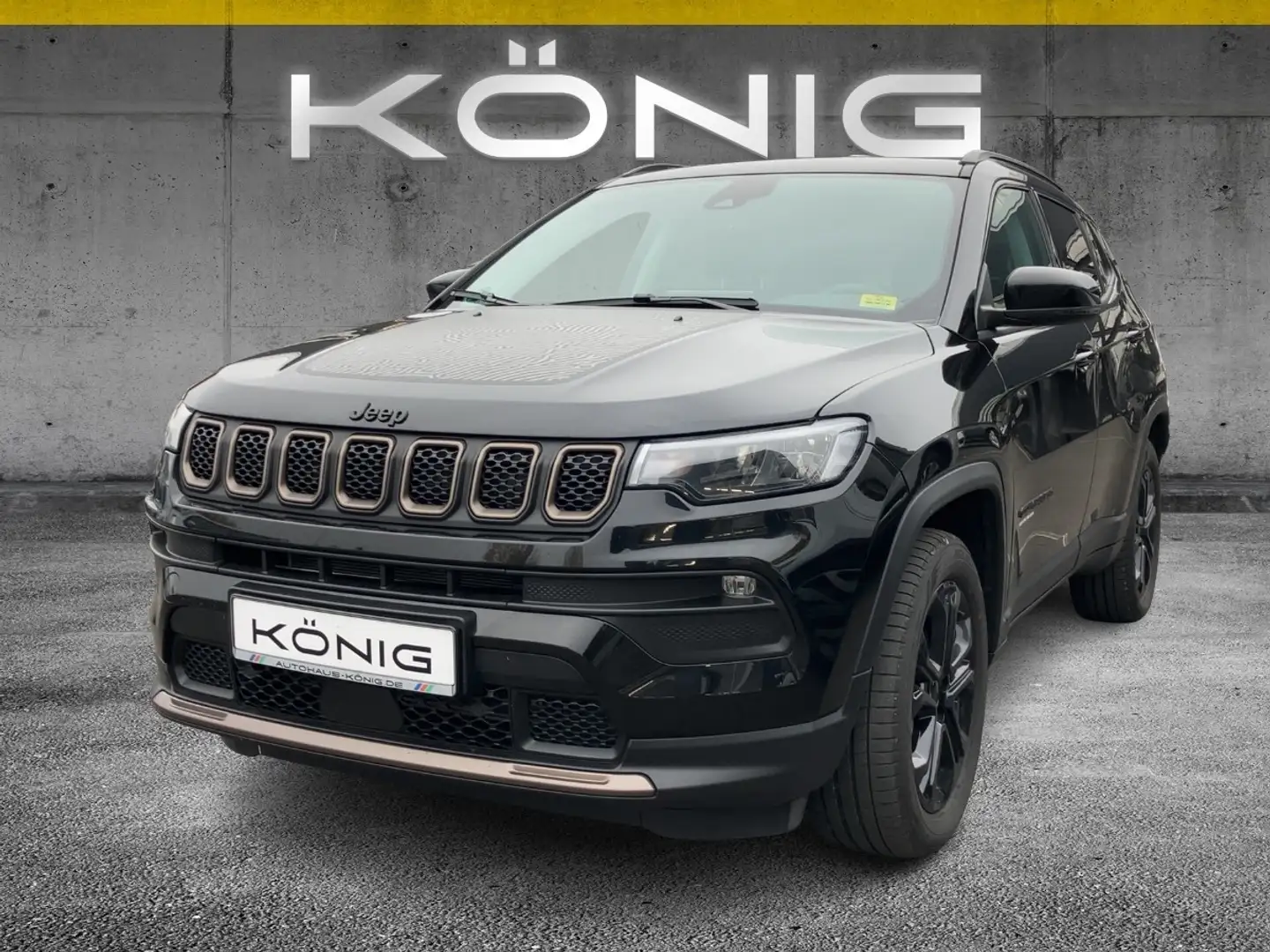Jeep Compass 1.3 PHEV Upland 4WD Automatik*Klima Schwarz - 1