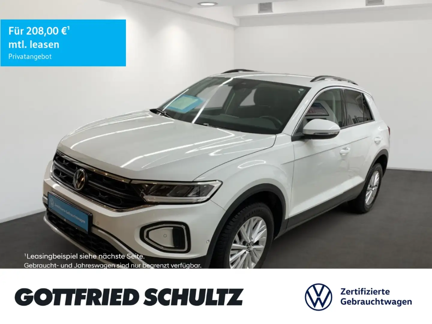 Volkswagen T-Roc Life 1.0 TSI LED Navi Sitzheizung Weiß - 1