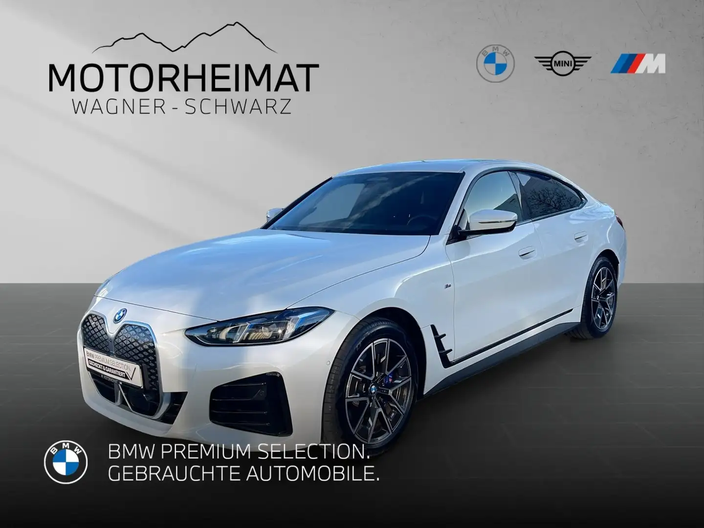 BMW i4 eDrive40 Gran Coupé Facelift M Sport ACC 360° HUD Bianco - 1
