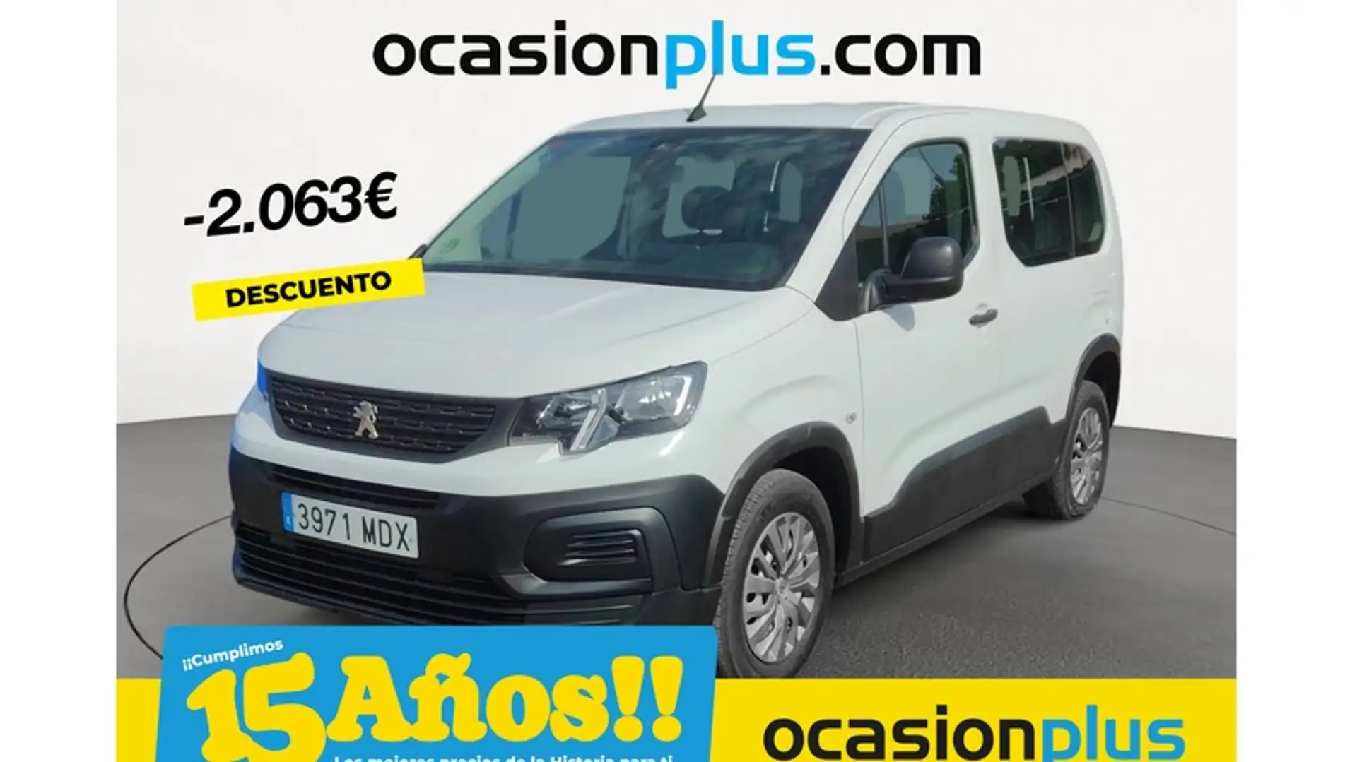 Peugeot Rifter 1.5BlueHDi S&S Standard Active Pack 100 Blanc - 1