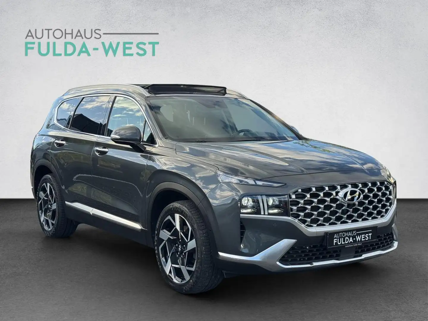 Hyundai SANTA FE 2.2CRDi 4WD Prime LED|Pano|AHK|ACC|20" Grau - 2