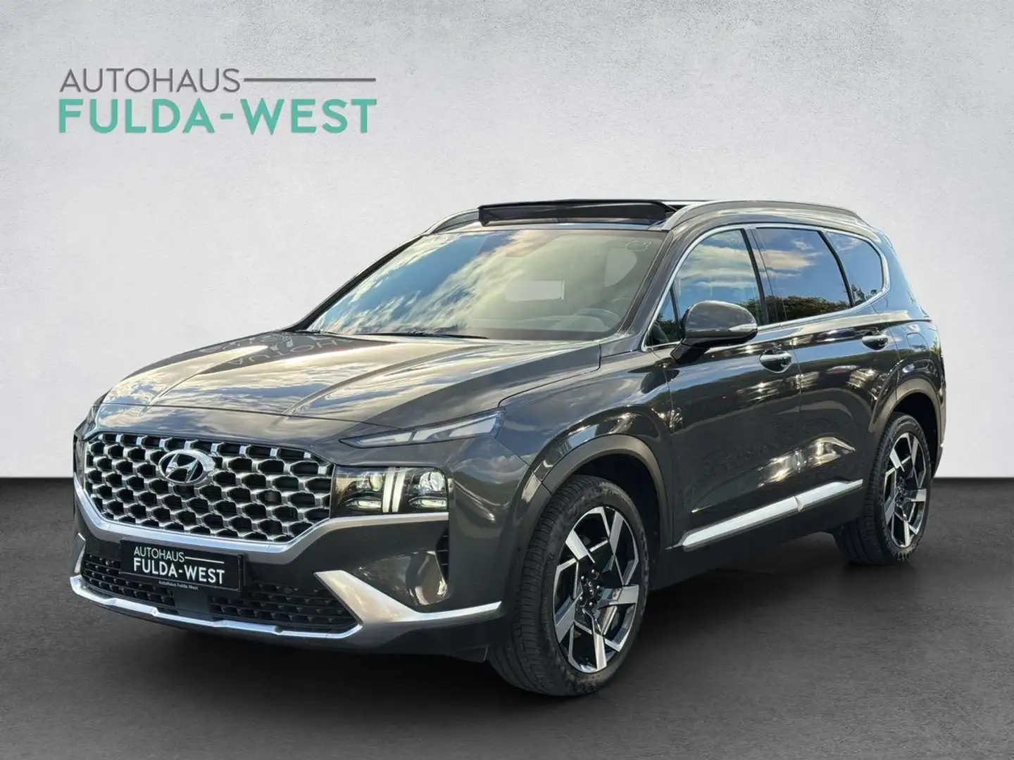 Hyundai SANTA FE 2.2CRDi 4WD Prime LED|Pano|AHK|ACC|20" Grau - 1
