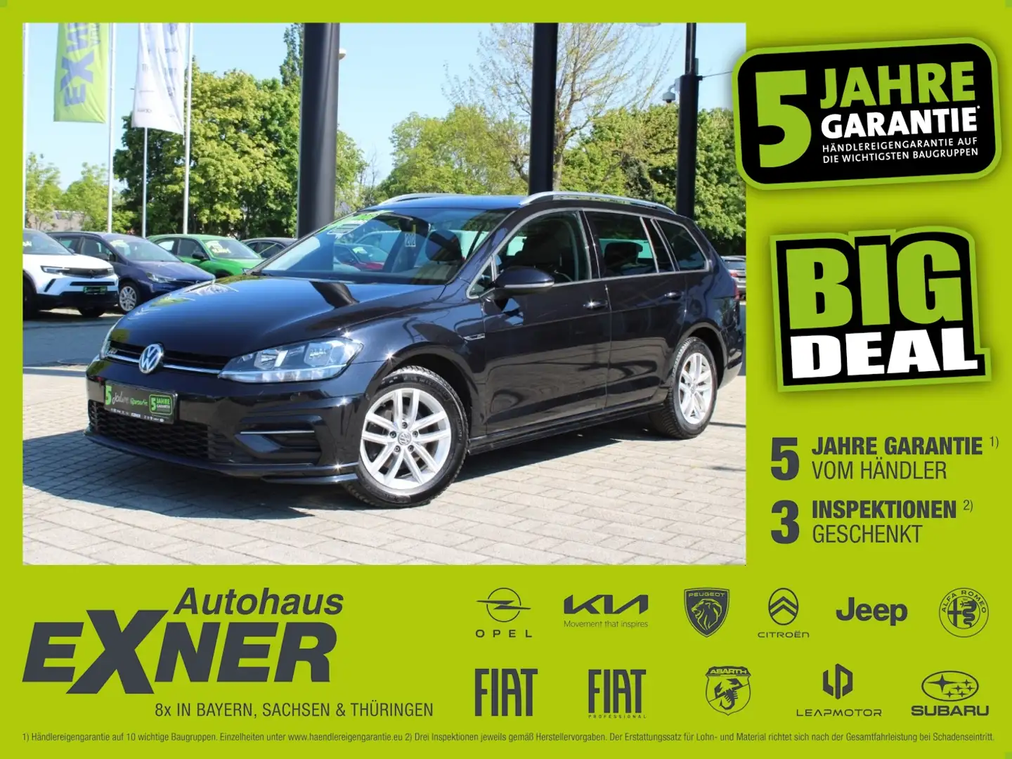 Volkswagen Golf Variant Golf VII Variant 2.0 TDI BMT COMFORTLINE R-Line Ex Schwarz - 1