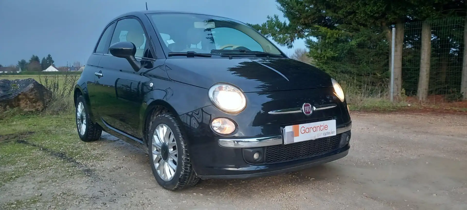Fiat 500 1.2 ESSENCE 8V / 69CV LOUNGE Noir - 2