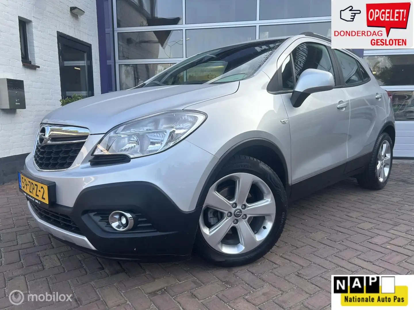 Opel Mokka 1.6 Edition * AIRCO * TREKHAAK * PDC* Gris - 1